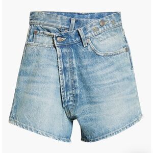 R13 denim shorts
